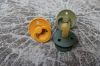 Picture of BIBS Pacifiers Colour Collection | Natural Rubber Baby Pacifier | Set of 2 BPA-Free Soothers | Made in Denmark | 6+ Months (Pack of 2) | Olive/White
