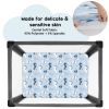 Picture of Yoofoss Pack and Play Sheets Fitted, Mini Crib Sheets 2-Pack for Pack N Play Mattress, Stretchy Playard Sheet, Soft and Breathable Submarine World
