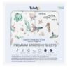 Picture of TotAha Premium Soft Bassinet Sheet for Boy Girl, Super Stretchy Jersey Knit Bassinet Fitted Sheet, Compatible with Halo, Maxi COSI, Mika Micky, SNOO, and Other Bassinet, 2 Pack (Sea Animal)