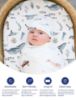 Picture of TotAha Premium Soft Bassinet Sheet for Boy Girl, Super Stretchy Jersey Knit Bassinet Fitted Sheet, Compatible with Halo, Maxi COSI, Mika Micky, SNOO, and Other Bassinet, 2 Pack (Sea Animal)