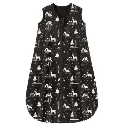 Picture of Yoofoss Baby Sleep Sack 12-18 Months 0.5 TOG Baby Wearable Blanket, 100% Cotton Infant Toddler Sleeping Sack 2-Way Zipper Lightweight Sleep Sack, Black Forest