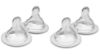 Picture of MAM Bottle Nipples Fast Flow Nipple Level 3, for 4+ Months, SkinSoft Silicone Nipples for Baby Bottles, Fits All MAM Bottles, 4 Pack