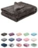 Picture of Fuzzy Blanket or Fluffy Blanket for Baby, Soft Warm Cozy Coral Fleece Toddler, Infant or Newborn Receiving Blanket for Crib, Stroller, Travel, Decorative (28Wx40L, XS-Eagle Grey)