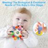Picture of TOHIBEE Baby Montessori Sensory Toys for 0-6 6-12 Months, Food Grade Teething Toys for Babies 0 3 6 9 12 18 Months, Newborn Infant Learning Developmental Toys Gifts for 1 2 Year Old Boys Girls