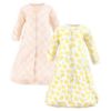 Picture of Hudson Baby Unisex Baby Cotton Wearable Sleeping Bag, Sack, Blanket, Lemon Daisy Long Sleeve, 0-3 Months