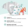 Picture of Amazon Brand - Mama Bear Gentle Touch Diapers, Hypoallergenic, Size 4, 37 Count, White