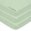 Picture of American Baby Company 3 Pack Fitted Mini Crib Sheet 24" x 38", Soft Breathable Neutral 100% Cotton Jersey Portable Sheet, Celery, for Boys and Girls, Fits Most Pack N Play Mattresses