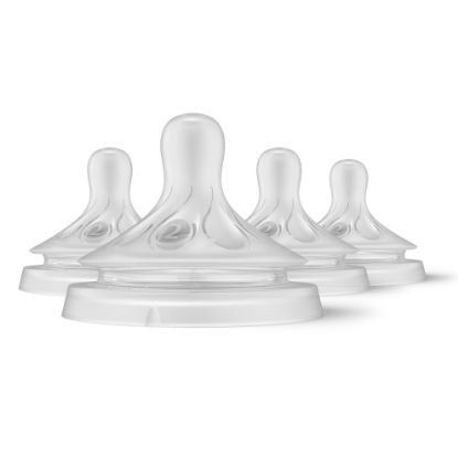 Picture of Philips Avent Natural Response Nipple, Slow Flow (Flow 2), 4-Pack, SCY962/04