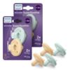 Picture of Philips Avent Soothie 3-18 Months Orthodontic Baby Pacifiers, 100% Silicone Pacifiers, One Piece, BPA-Free, 2 Green and 2 Yellow, 4 Pack, Model SCF192/72