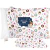 Picture of KeaBabies Toddler Pillowcase 13"x18" - Organic Cotton Toddler Pillowcase for Kids, Boys, Girls, Soft & Durable Cotton Cover for Miniature Sleepy Pillows,Cute Colors,Pillow Sold Separately(Sweet Tooth)