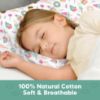 Picture of KeaBabies Toddler Pillowcase 13"x18" - Organic Cotton Toddler Pillowcase for Kids, Boys, Girls, Soft & Durable Cotton Cover for Miniature Sleepy Pillows,Cute Colors,Pillow Sold Separately(Sweet Tooth)