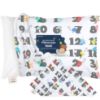 Picture of KeaBabies Toddler Pillowcase 13"x18" - Organic Cotton Toddler Pillowcase for Kids, Boys, Girls, Soft & Durable Cotton Cover for Miniature Sleepy Pillows, Cute Colors, Pillow Sold Separately (Kea123)