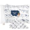 Picture of KeaBabies Toddler Pillowcase 13"x18" - Organic Cotton Toddler Pillowcase for Kids, Boys, Girls, Soft & Durable Cotton Cover for Miniature Sleepy Pillows, Cute Colors, Pillow Sold Separately(Alphamals)