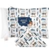 Picture of KeaBabies Toddler Pillowcase 13"x18" - Organic Cotton Toddler Pillowcase for Kids, Boys, Girls, Soft & Durable Cotton Cover for Miniature Sleepy Pillows, Cute Colors, Pillow Sold Separately (Vroom)