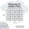 Picture of KeaBabies Toddler Pillowcase 13"x18" - Organic Cotton Toddler Pillowcase for Kids, Boys, Girls, Soft & Durable Cotton Cover for Miniature Sleepy Pillows, Cute Colors, Pillow Sold Separately (Vroom)