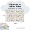 Picture of KeaBabies Toddler Pillowcase 13"x18" - Organic Cotton Toddler Pillowcase for Kids,Boys,Girls,Soft & Durable Cotton Cover for Miniature Sleepy Pillows,Cute Colors,Pillow Sold Separately(Unicorn Dreams)