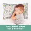 Picture of KeaBabies Toddler Pillowcase 13"x18" - Organic Cotton Toddler Pillowcase for Kids,Boys,Girls,Soft & Durable Cotton Cover for Miniature Sleepy Pillows,Cute Colors,Pillow Sold Separately(Unicorn Dreams)
