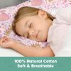 Picture of KeaBabies Toddler Pillowcase 13"x18" - Organic Cotton Toddler Pillowcase for Kids, Boys,Girls,Soft & Durable Cotton Cover for Miniature Sleepy Pillows,Cute Colors,Pillow Sold Separately(Dear Princess)