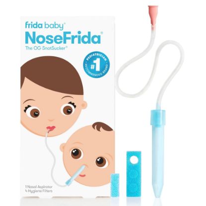 Picture of Frida Baby NoseFrida SnotSucker, Nasal Aspirator, Nose Sucker, Nasal Aspirator to Help Baby Breathe Easy