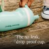 Picture of Tommee Tippee Insulated Sporty Bottle, 9oz, No Spill Toddler Water Bottle For 12 months +, Two-Piece Valve Helps Stop Spills, Pack of 2, Pink and Mint