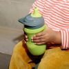 Picture of Tommee Tippee Insulated Sportee Bottle, for 12m+, 9oz, Pack of 2 Non-Spill Toddler Water Bottles, Lilac and Plum, with Two-Piece Valve to Help Stop Spills, Bite-Resistant Spout and Easy-Hold Handle