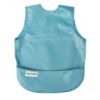 Picture of Tiny Twinkle Mess Proof Baby Bib - Waterproof Baby Apron - Machine Washable - PVC, BPA, & Phthalate Free - Great Travel Bib for Baby Eating - Baby Food Bibs (Slate Blue, Small 6-24 Months)