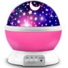 Picture of MOKOQI Star Projector, Night Light Lamp Fun Gifts for 1-4-6-14 Year Old Girls and Boys Rotating Star Sky Moon Light Projector for Kids Bedroom Decor -Pink