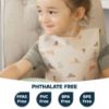 Picture of Tiny Twinkle Mess Proof Baby Bib - Waterproof Baby Apron - Machine Washable - PVC, BPA, & Phthalate Free - Great Travel Bib for Baby Eating - Baby Food Bibs (Cowboy, Small 6-24 Months)