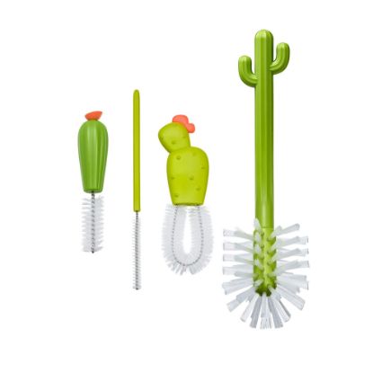 Picture of Boon Cacti Replacement Baby Bottle Brushes - Includes Bottle Cleaner Brush, Straw Cleaner Brush, Nipple Brush and Detail Brush for Baby Bottles - Newborn Essentials - Sage - 4 Count