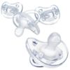 Picture of Chicco PhysioForma 100% Soft Silicone One Piece Pacifier for Babies Aged 0-6 Months | BPA & Latex Free | Reusable Sterilizing Case | Clear, 4pk