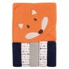Picture of Luvable Friends Unisex Baby Hooded Towel with Five Washcloths, Boy Fox, One Size