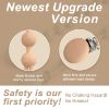 Picture of Cuddle Campus Silicone Pacifier Clip Holder with One Piece Design, Pack of 2 Soft Flexible Binky Clips with Texture for Baby Boy and Girl(Peach Fuzz+Buttercream)