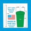 Picture of Re-Play Made in USA 2 Pack Straw Cups for Toddlers, 10 Oz. - Reusable Kids Cups with Straws and Lids, Dishwasher/Microwave Safe - Toddler Cups with Straws 3.13" x 5.5", Bright Pink/Purple