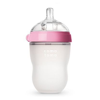 Picture of Comotomo Baby Bottle Single Pack, Pink, 8oz
