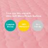 Picture of Pack and Play Mattress Protector Sheets Fitted Waterproof Pack and Play Mattress Pad Cover, Compatible with Graco Pack n Play & Dream On Me & Pamo Babe, Playpen/Playard Sheet Quilted, Pink, 39" x 27"