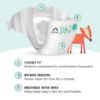 Picture of Amazon Brand - Mama Bear Gentle Touch Diapers, Hypoallergenic, Size 2, 46 Count, White