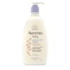 Picture of Aveeno Baby Calming Comfort Moisturizing Body Lotion with Relaxing Lavender & Vanilla Scents, Non-Greasy Baby Lotion, Nourishing Prebiotic Oatmeal, Paraben- & Phthalate-Free, 18 fl. oz