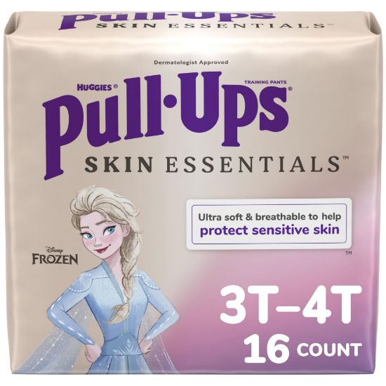 Picture of Pull-Ups Girls' Skin Essentials Potty Training Pants, Training Underwear, 3T-4T (32-40 lbs), 16 Ct