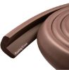 Picture of Roving Cove HeftyFit Edge Protector for Baby Proofing (6ft Large Edge Only), Heavy-Duty Soft Rubber Foam Furniture Edge Bumper Guards, Desk Edge Cushion, Wall Corner Covers, 3M Adhesive, Coffee Brown