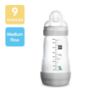 Picture of MAM Easy Start Anti-Colic Baby Bottle, Medium Flow, Breastfeeding-Like Silicone Nipple Bottle, Reduces Colic, Gas, & Reflux, Easy-to-Clean, BPA-Free, Vented Baby Bottles for Newborns, 2 Plus Months