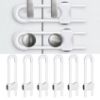 Picture of Baby Proofing Cabinets,Cabinet Locks for Babies,U-Shaped Child Locks for Cabinets, Child Proof Cabinet Latches,Child Safety Cabinet Locks with Adjustable by SPISPI (Pack of 6)