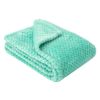 Picture of Fuzzy Blanket or Fluffy Blanket for Baby, Soft Warm Cozy Coral Fleece Toddler, Infant or Newborn Receiving Blanket for Crib, Stroller, Travel, Decorative (28Wx40L, XS-T Blue)