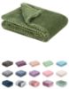 Picture of Fuzzy Blanket or Fluffy Blanket for Baby, Soft Warm Cozy Coral Fleece Toddler, Infant or Newborn Receiving Blanket for Crib, Stroller, Travel, Decorative (28Wx40L, XS-Olive Green)