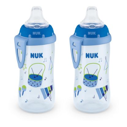 Picture of NUK Active Sippy Cup, 10 oz, 2 Pack, 8+ Months, Blue