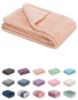Picture of Fuzzy Blanket or Fluffy Blanket for Baby, Soft Warm Cozy Coral Fleece Toddler, Infant or Newborn Receiving Blanket for Crib, Stroller, Travel, Decorative (28Wx40L, XS-Peach)