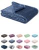 Picture of Fuzzy Blanket or Fluffy Blanket for Baby, Soft Warm Cozy Coral Fleece Toddler, Infant or Newborn Receiving Blanket for Crib, Stroller, Travel, Decorative (28Wx40L, XS-Smoked Blue)