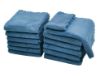 Picture of Kyapoo Baby Washcloths 12 Pack 12x12 Inches Microfiber Coral Fleece Extra Absorbent and Soft for Newborns, Infants and Toddlers-Navy Blue