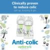 Picture of Dr. Brown’s Natural Flow® Anti-Colic Options+™ Wide-Neck Baby Bottle Designer Edition Bottles, Jungle Decos, 5 oz/150 mL, Level 1 Nipple, 2-Pack, 0m+