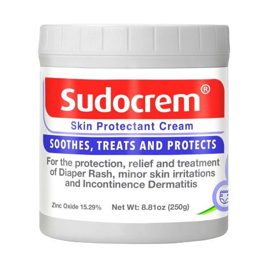 Picture of Sudocrem Skin Protectant Cream - Diaper Rash Cream for Baby - Soothes, Treats, and Protects, For the Relief, Treatment, and Prevention of Diaper Rash, 15.29% Zinc Oxide - 8.8oz