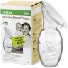 Picture of haakaa Manual Breast Pump for Breastfeeding, Silicone, Clear 4oz/100ml
